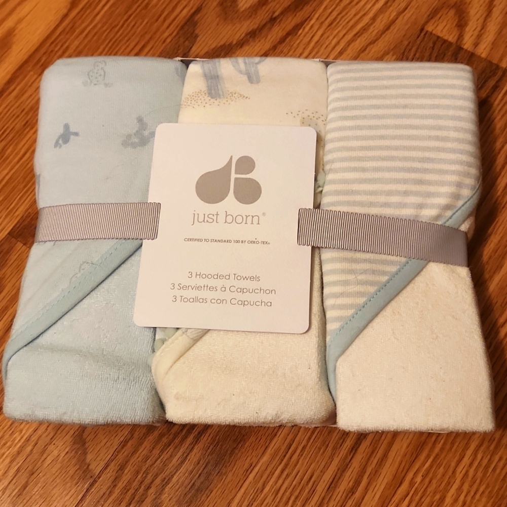 Cactus Hooded Towel 3-pack